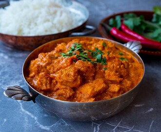 Tikka masala med kyckling eller oumph