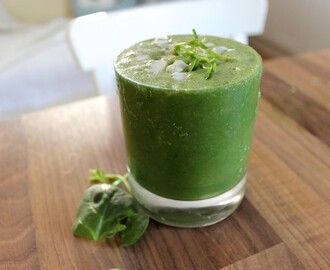 Green coconut smoothie