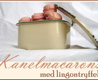 Kanelmacaroner med lingontryffel