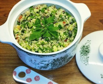 Tabouleh (burghul and parsley) salad