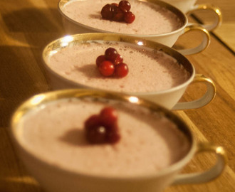 Lingonpannacotta