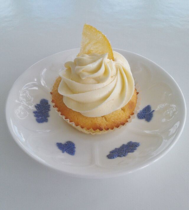 Saftiga citroncupcakes