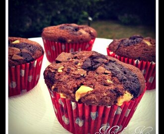 TRIPLE CHOCOLATE MUFFINS