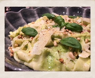 HEMMAGJORD PAPPARDELLE MED AVOKADOPESTO