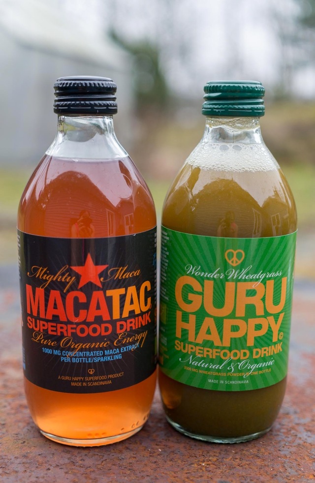 Macatac och Guru Happy - superfood drycker