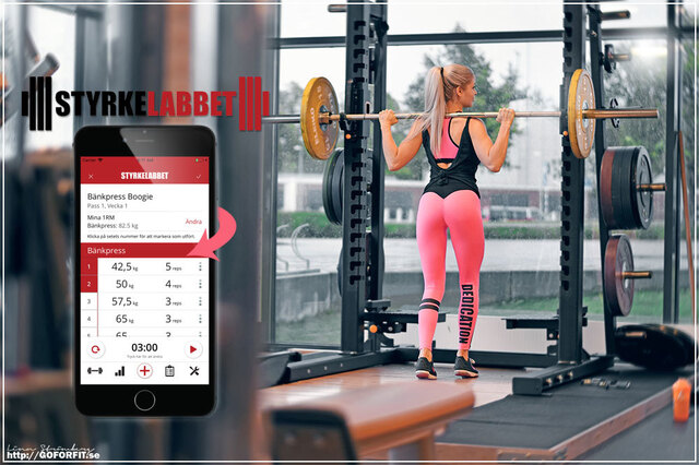 Styrkelabbet app - logga din träning ?