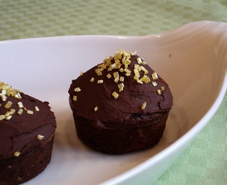 Chokladmuffins med smak av citron och ingefära