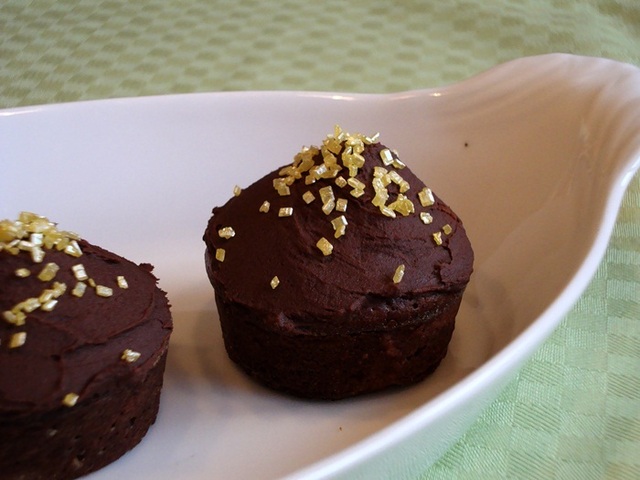 Chokladmuffins med smak av citron och ingefära