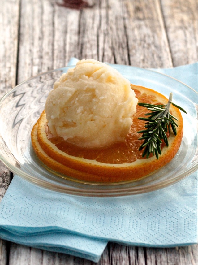 Appelsinsherbet og vektreduksjon