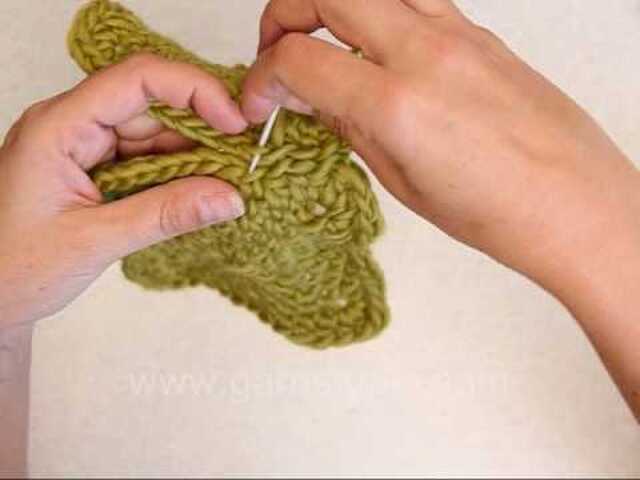 How to sew crochet squares together