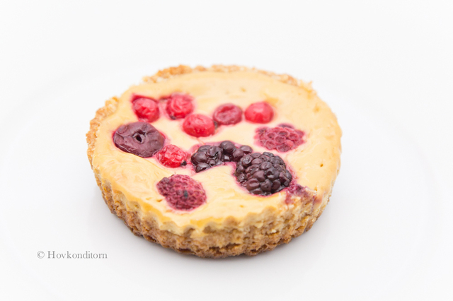 Small Berry Cheesecakes