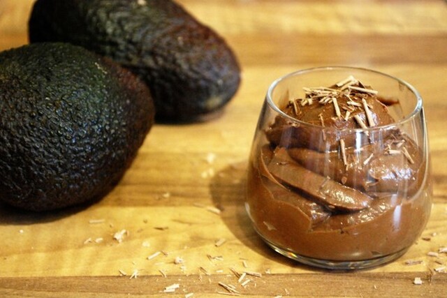Chokladmousse avokado-style
