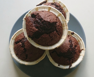 Saftiga Glutenfria Chokladmuffins