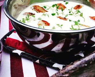 Kycklingköttbullar i krämig citronsås & färsk pasta