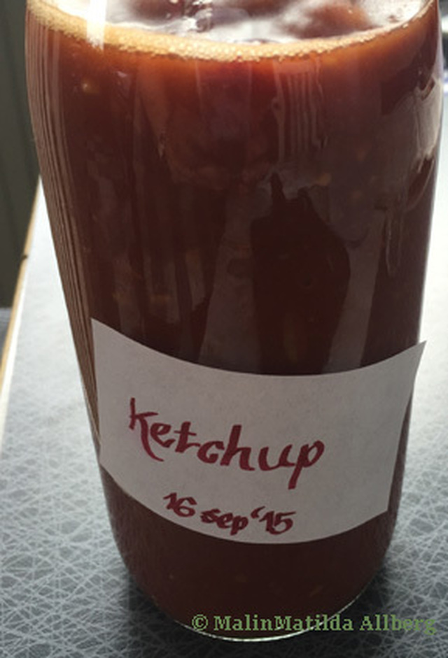 Hemgjord ketchup