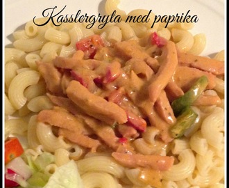 Kasslergryta med paprika