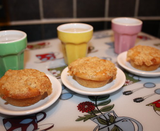 Äppel & kanelmuffins med crumble