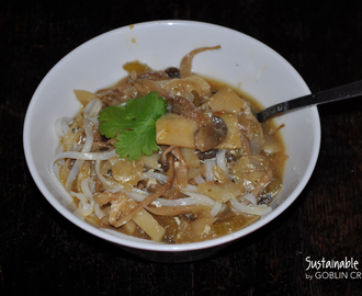 Kinesisk hot & sour soppa med ostronskivling