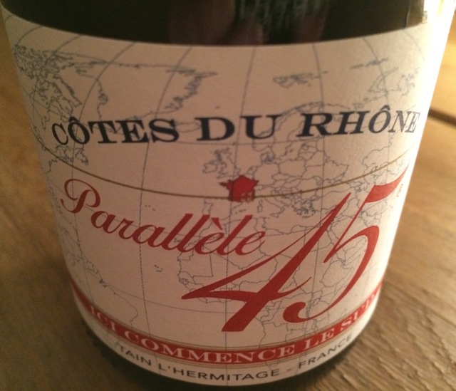 Parallèle 45 Côtes du Rhône (nr 22800), Rhonedalen, Frankrike, 99 kr