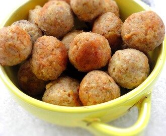 Vegetariska frikadeller / vegetariska köttbullar