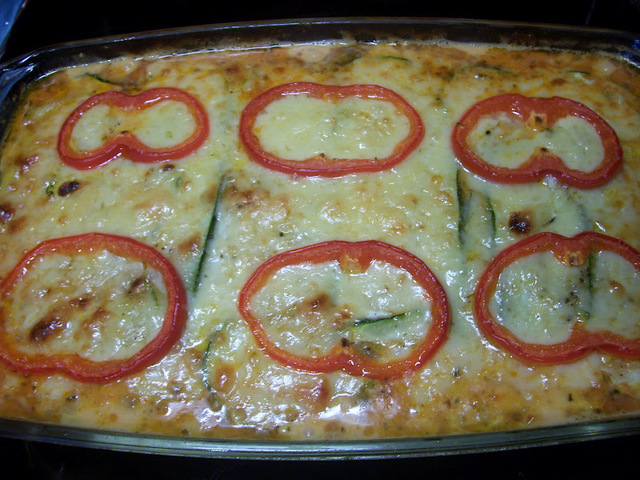 Lasagne med zucchini och fetaost Lchf