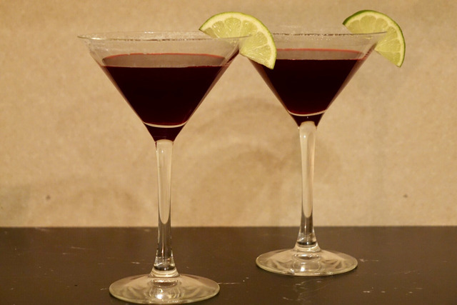 Margaritas med tre sorters bär