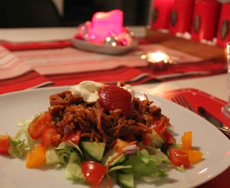 Chili-pulled-pork-sallad