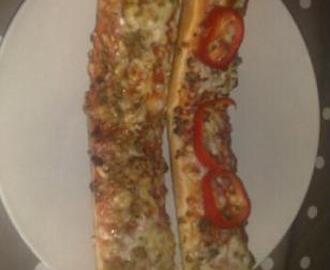 Pizza baguette