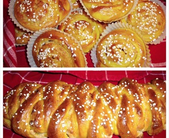 Världens bästa lussekatter, bullar och längder