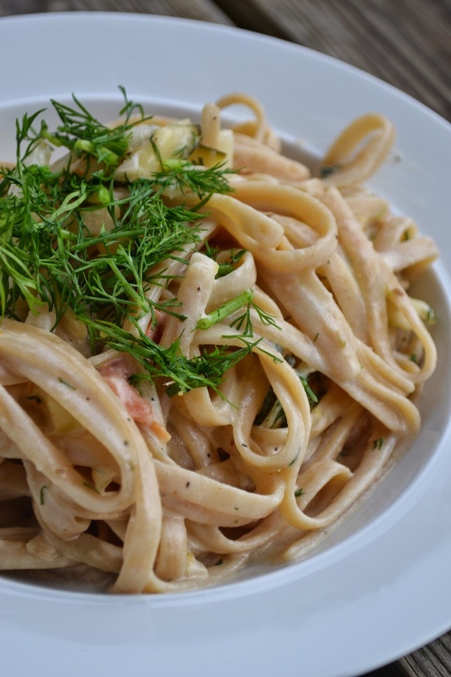 Veckans vegetariska: Fänkålspasta med citron och dill