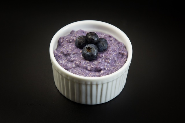 Chia Berry Protein Pudding