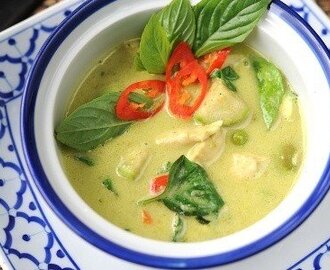 Kyckling med grön curry