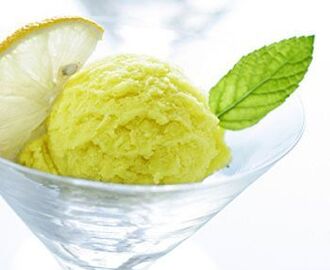 Citronsorbet