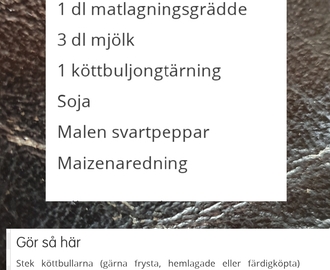 Uppiffade Köttbullar från Matklubben