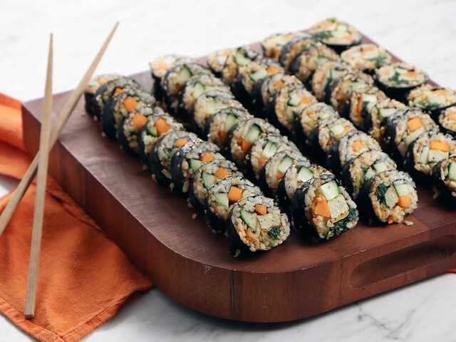 Koreansk sushi - gimbap
