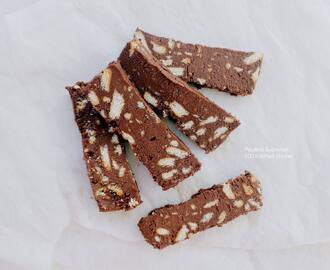 My Greek Grandma's Mosaic Dessert - with Chocolate and Biscuits