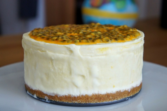 Fryst MangoPassion cheesecake till Påsk