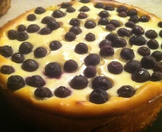 New York blueberry cheesecake