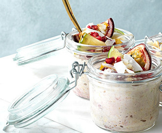 Overnight oats - Rawfood-gröt