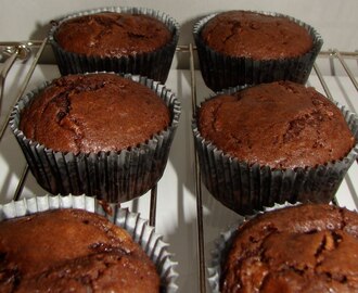 Chocolate-Nutella fondant fluffins