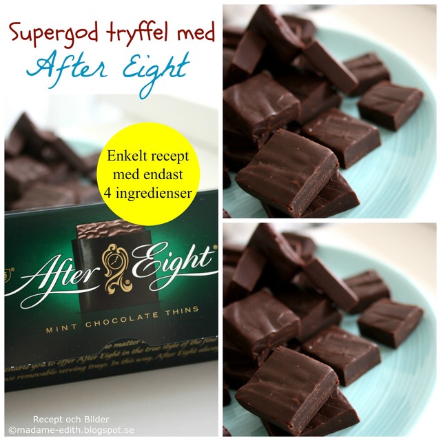Tryffel med after eight