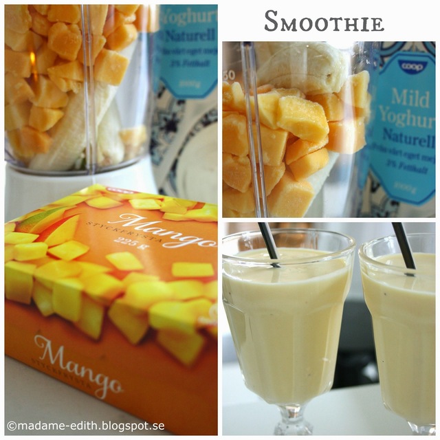 Smoothie med banan och mango