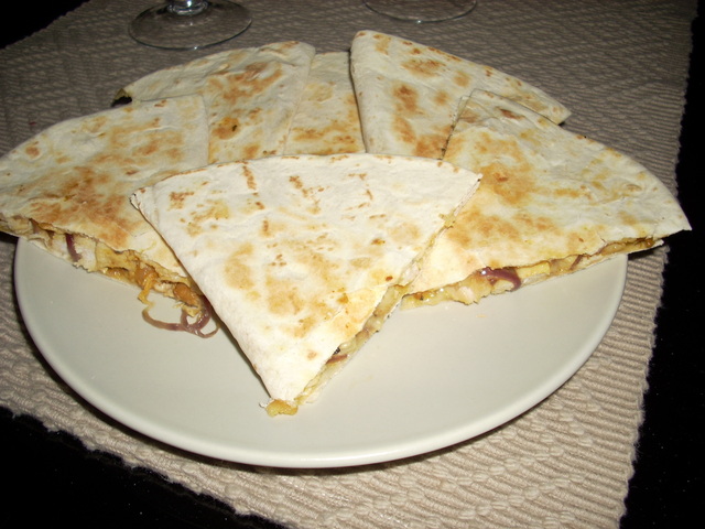 Quesadillas con Pollo