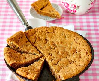 Cookiecake med mjölkchoklad