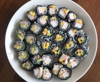 Hemgjord sushi