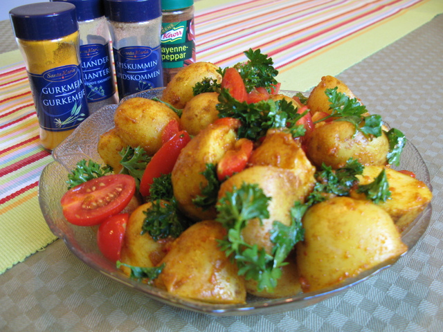 Nordafrikansk potatissallad