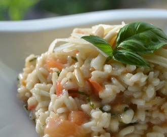 Veckans vegetariska: Risotto med tomat och basilika