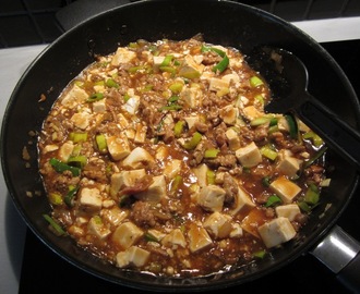 Mabo Tofu (Tofu och köttfärs)