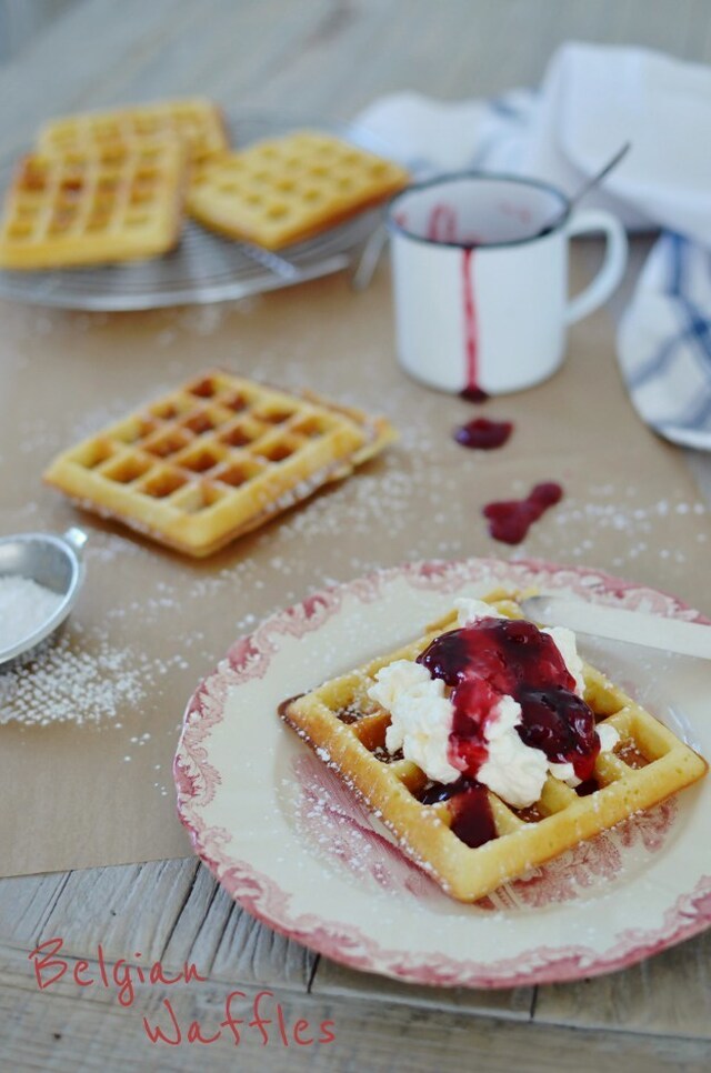 Belgian Waffles (Belgiska Våfflor)