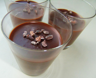 Chokladpannacotta